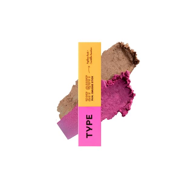 Type Beauty Soak It Dual Smudge Stick: The Perfect 2In1 Makeup Stick For Dry Dehydrated Skin | Highlight+ Blush (Glow/Cotton C