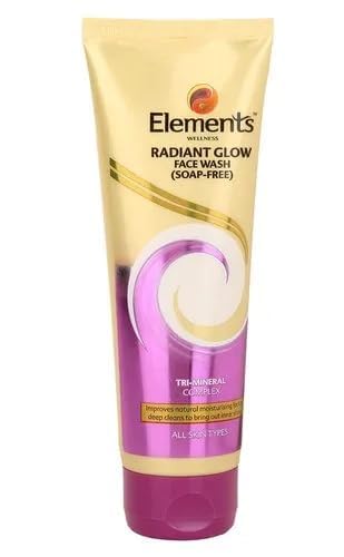 Elements Wellness Radiant Glow Face Wash Soap Free 100 Gms