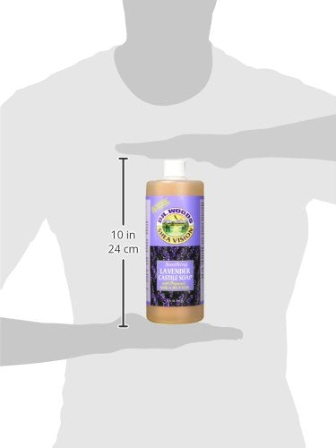 Sylvia's Hair Products Dr. Woods Castile Soaps, Lavender Soap with Shea Butter, 32-Ounce (Pack of 12)