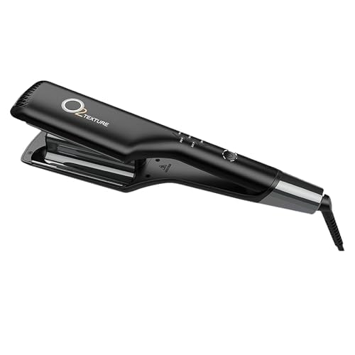 Titanium Ceramic Double Waver  02TEXTURE Professional Hair Styling Tool for Effortless Beach Waves and LongLasting Curls, Adva