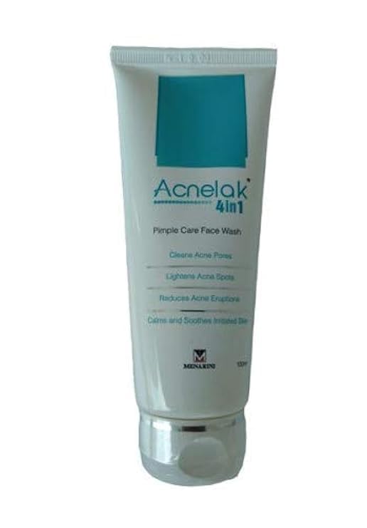 Acnelak 4 In 1 Pimple Care Face Wash 100 Ml For Acne Prone Oily Skin Men For Women