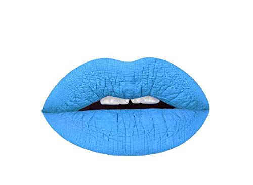Aromi Baby Blue Matte Liquid Lipstick, Light, Sky Blue Lip Color, Vegan And Cruelty-Free Beauty, Long-Lasting, Waterproof (Baby