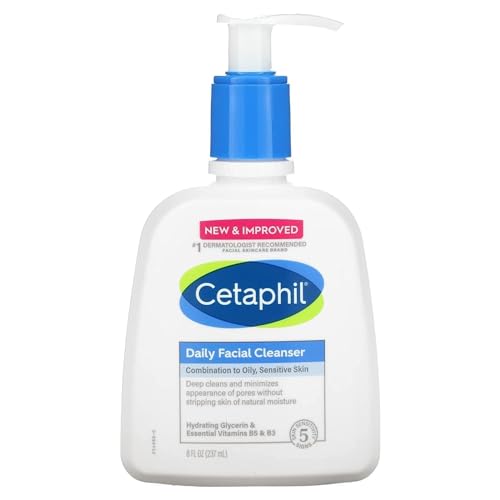 Cetaphil Daily Facial Cleanser, 8 Fl Oz (237 Ml)