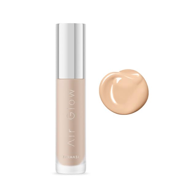 Farmasi Air Glow Foundation, Deeply Hydrating And Lightweight Skincare Effects, Sea-Water Formula, Natural-Looking Skin Hydrated