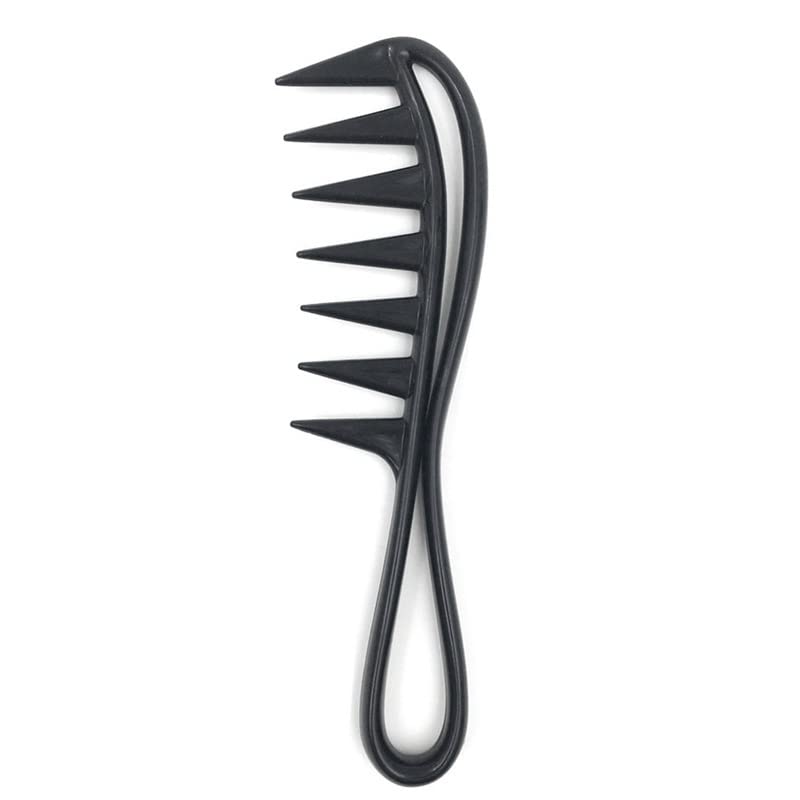 Faigy Wide Tooth Detangling Comb Shower Flexible Comb Wide Spacing Teeth Comb AntiStatic Detangling Shampoo Comb For Long, Thic