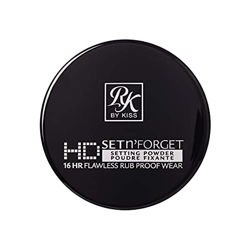 Ruby Kisses Loose Setting Powder 04oz, Weightless, Smooths, Mattifying Finish and Shine control, Pure Silica Mineral Powder (Ear