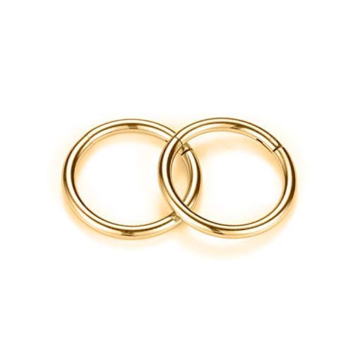 GAGABODY 20g Cartilage Earring Rook Earrings Daith Earrings 7mm Tragus Earrings Anti-Tragus Earring Gold Nose Ring Hoop Nose Rin