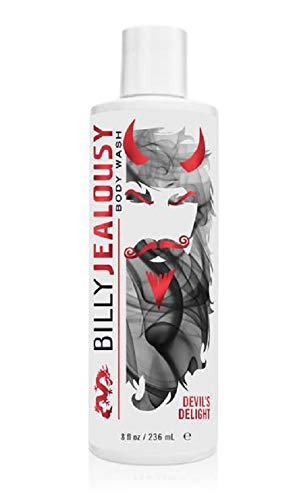 Billy Jealousy Devil's Delight Hydrating Body Wash for Men with Coconut Oil and Shea Butter, Cleanse, Smooth & Soften Skin, Blac