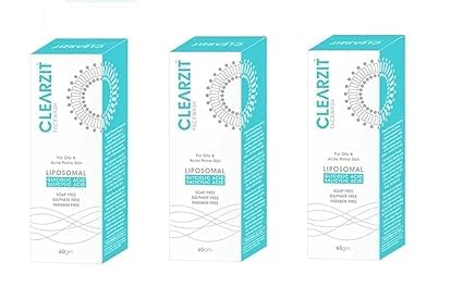 Clearzit Face Wash For Acne And Prone Skin [ Pack Of 3 ] For Clams And Soothes Skin