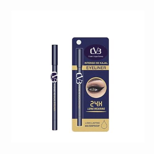 Cvb C75 Intense Hd Kajal Eyeliner | Non-Smudging | Water Resistant | 24 Hr Long Stay | Black | 1.2G
