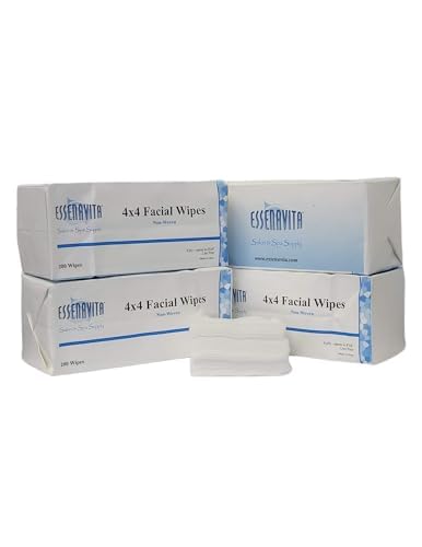 Bulk 800 per box esthetic wipes 4x4 4 ply All-Purpose Lint-Free 4-Ply Non-Woven, For Salon and Spa Use, Soft, Strong yet Soft 4