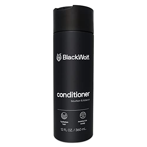 Black Wolf Everyday conditioner, 12 Fl Oz - Salon-grade Hair conditioner for Men Smooths, Detangles  Locks in Moisture - Hydrate