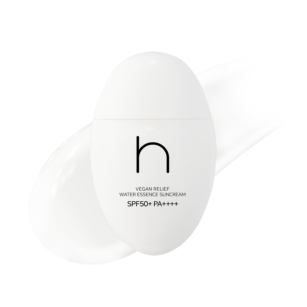[Hamel] Vegan Relief Water Essence Suncream?sunscreen, sunblock(SPF50+,PA++++)?1.69 fl. oz. / 50ml?Green Tea, CICA(centella asia