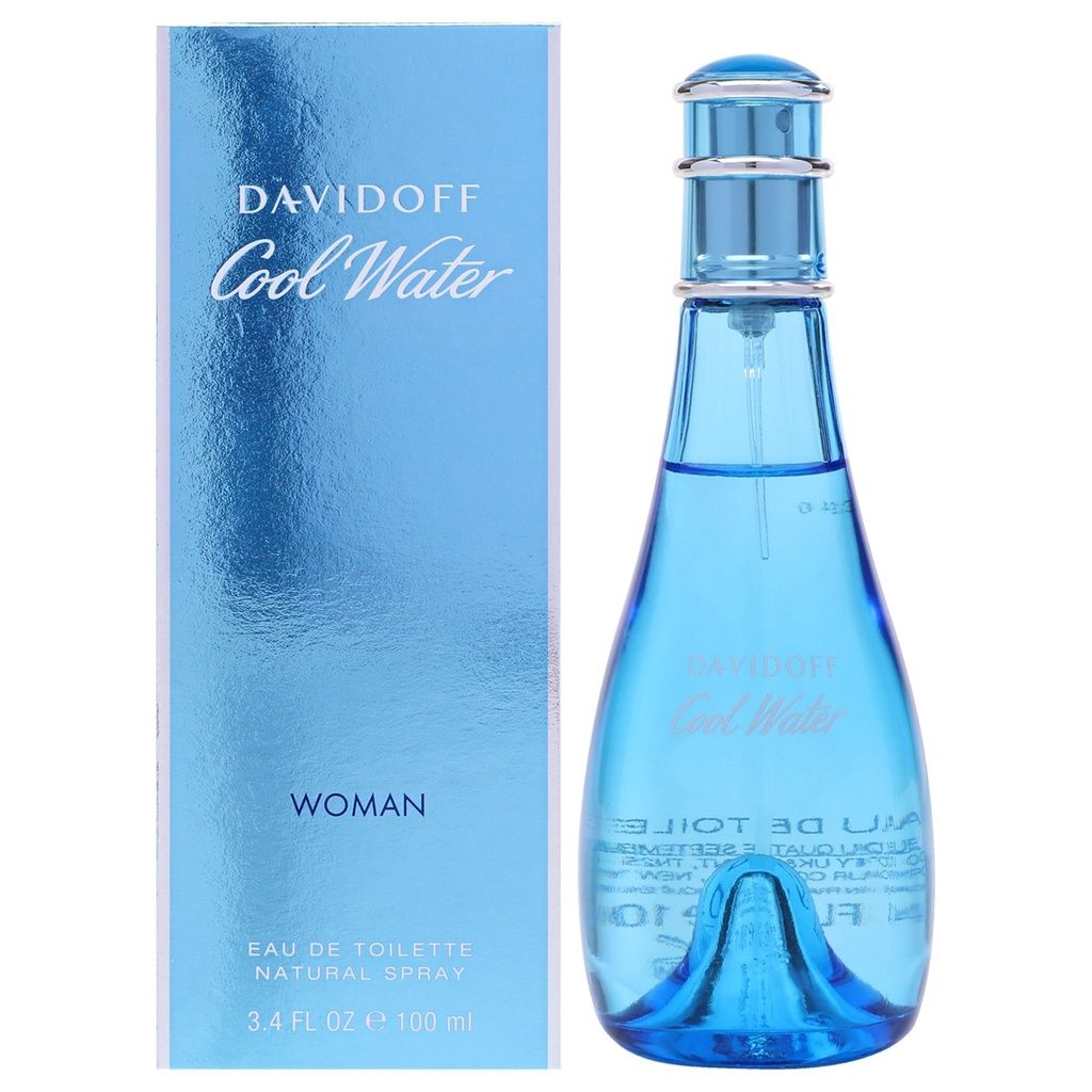 Davidoff Cool Water By Davidoff For Women 3.4 Oz Edt Spray Eau De Toilette