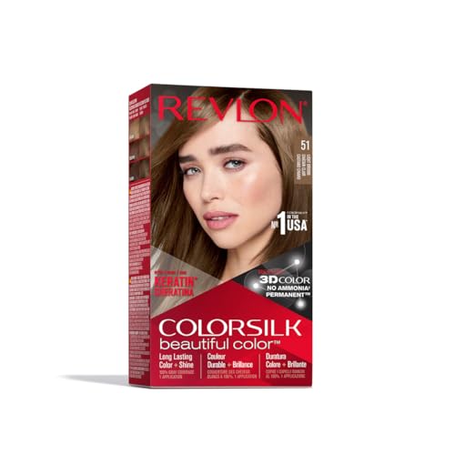 Colorsilk Beautiful Color - 40 Medium Ash Brown By Revlon For Unisex - 1 Application Hair Color