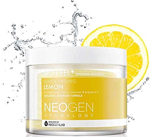 DERMALOGY by NEOGENLAB Bio-Peel Gauze Peeling Pads, Lemon, 30 Count