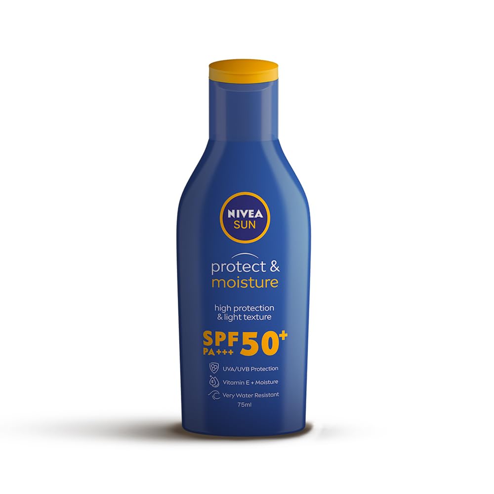 Nivea Sun Protect And Moisture 75Ml Spf 50 Advanced Sunscreen For Normal Instant Protection| Pa+++ Uva  Uvb Protection System| 