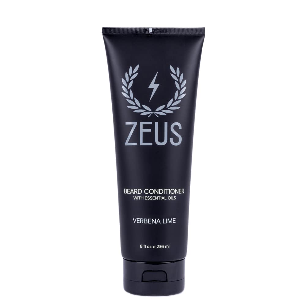 Zeus Beard Conditioner Wash, Cleansing & Moisturizing Beard Wash With Green Tea & Natural Ingredients To Soften Beard - 8 Oz. (M