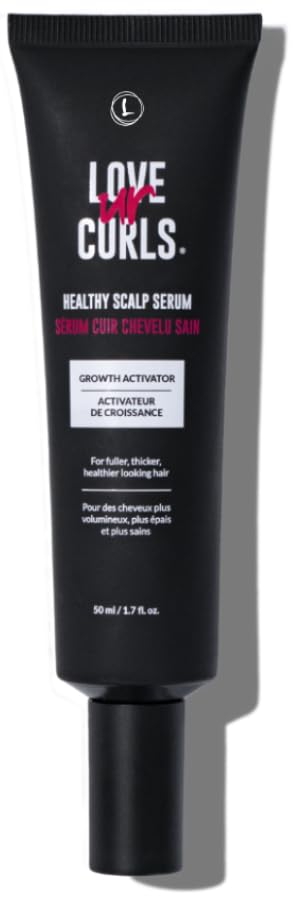 LUS (Love Ur Self) Healthy Scalp Serum Growth Activator with Hydrolyzed Hyaluronic Acid, Turmeric & Basil Extracts for Deep Mois