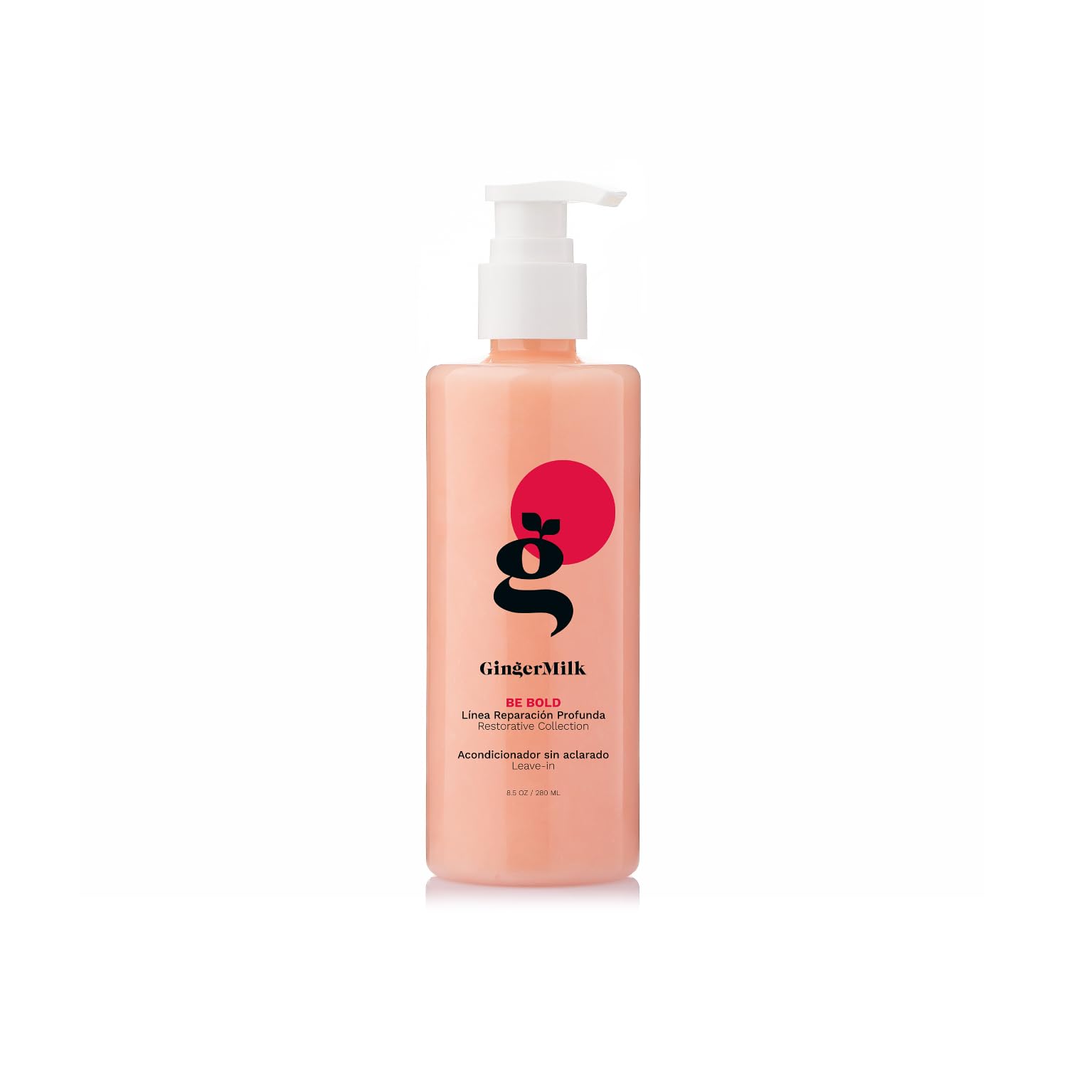 GINGER MILK styling cream for Intensive repair leave-in for dry hair damaged by dyes, chemical processes, blow dryers and hot st