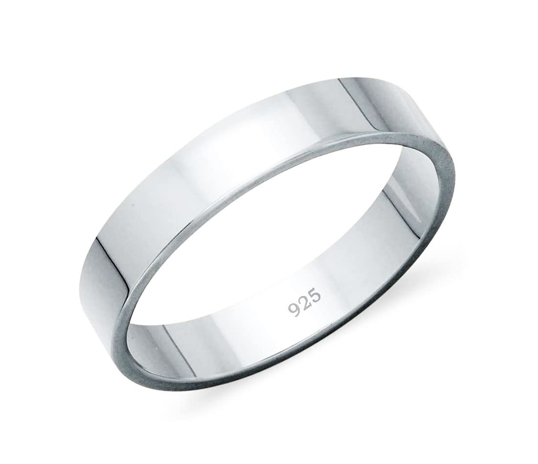 Parnika Wedding Band Regular Casual Wear Unisex Band Silver Finger Ring In Pure 92.5 Sterling Silver | With Certificate Of Authe