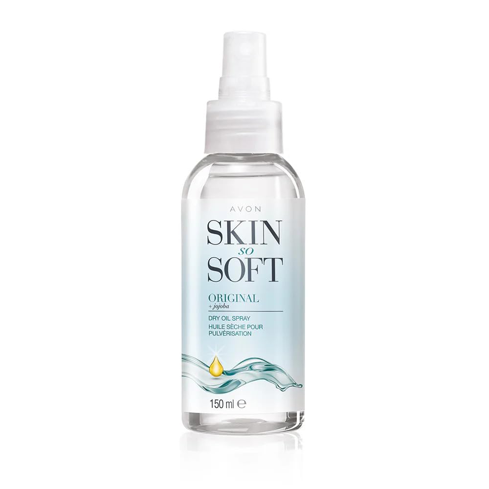Skin So Soft Original Jojoba Dry Oil Spray  Lightweight Body Moisturizer with Vitamin E, FastAbsorbing & NonGreasy, 5 fl oz (