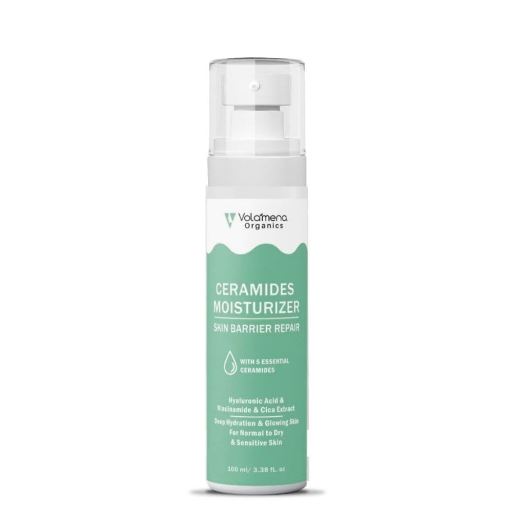 Volamena Ceramides Moisturizer, For Face, Barrier Repair Cream, Hydration And Repair, Moisturizer For Women & Men Skin Barrier R