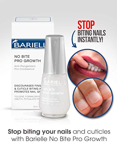 Barielle No Bite Pro growth, 05 Ounce - Nail Biting Prevention Treatment for Adults & children, Stops Nail Biting - MADE IN USA