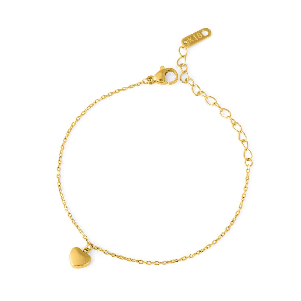 Palmonas Cute Heart Bracelet For Women  Gift For Girls & Women | Waterproof & AntiTarnish Bracelet