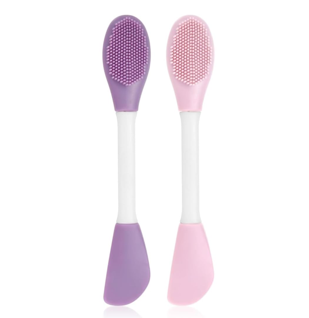 Varenyya Silicone Face Mask Applicator, Facial Mask Brushes For Mud, Charcoal, Clay Mixed, Soft Makeup Beauty Brush Tools For Ap