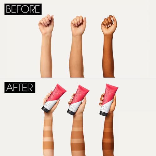 Sttropez Gradual Tan Watermelon, Daily Firming Lotion, Hydrating Self Tan Moisturizer, 5 Skincare Benefits, Vegan, Natural & Cru