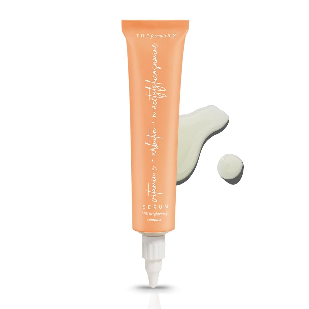 The Formularx 10% Vitamin C Face Serum With 2% Arbutin For Glowing Skin | Advanced Skin Brightening Serum For Dark Spots, Pigmen
