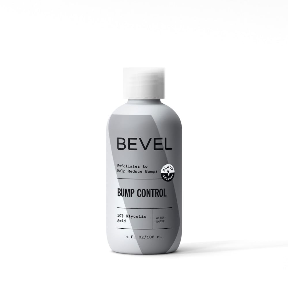 Bevel Essentials Post Shave Bump Control After Shave Cream with Green Tea and Glycolic Acid to Help Avoid Ingrown Hairs and Redu