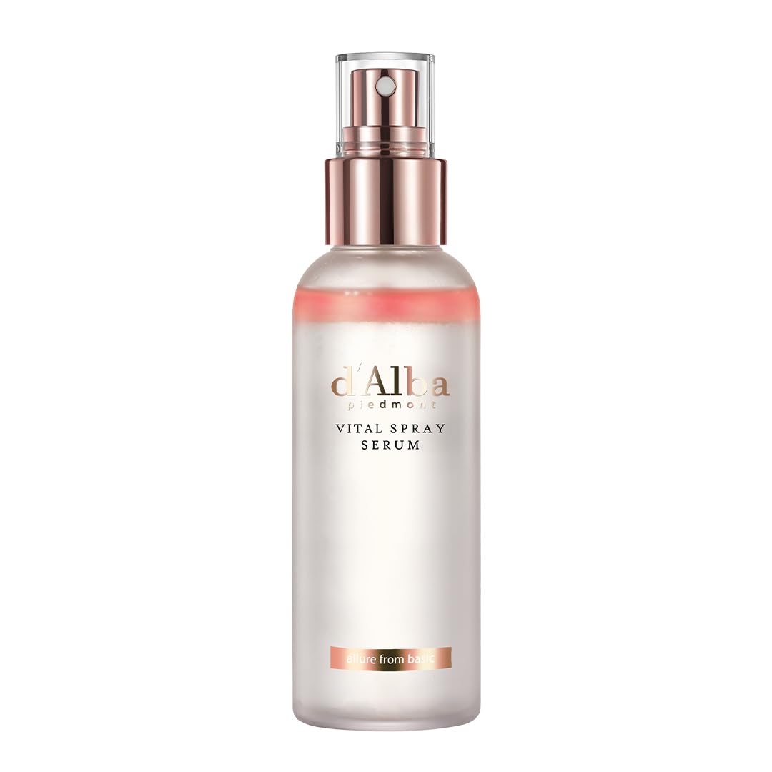 D'Alba Italian White Truffle Vital Spray Serum, Vegan Skincare, Calming And Hydrating Facial Mist With White Truffles For Red An