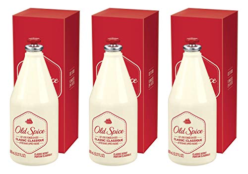 Old Spice Classic After Shave - 6.37 oz (Pack of 3) - Refreshing Formula, No Color, Model 164171_OLD