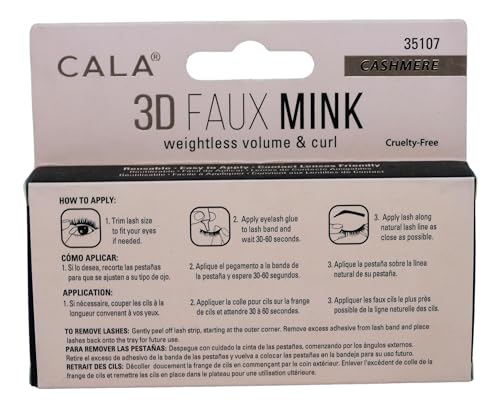 3D FAUX MINK LASHES: CASHMERE