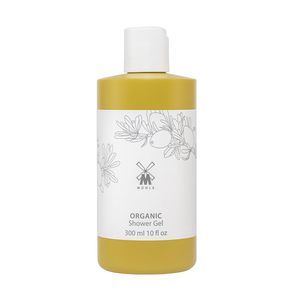 MHLE Organic Shower Gel | Refreshing Body Wash and All-Natural Cleanser with Essential Oils | BDIH Certified | 100% Vegan | 250m