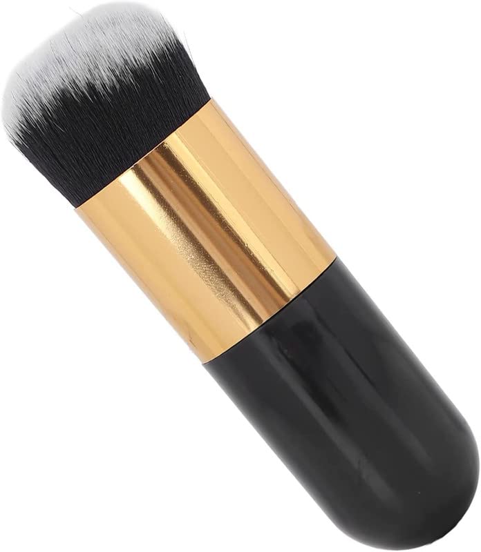 Rectyo Gallery 1Pc Professional Makeup Brush Flat Large Round Head Foundation Brush Soft Bristle Powder Cream Brush Portable Cos