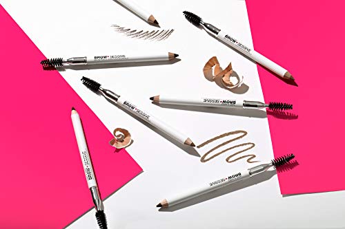 Eyebrow Pencil By Wet N Wild Brow-Sessive Brow Makeup Pencil Liner Blending Brush, Precise, Fine Tip, Shapes, Defines, Fills, Bl