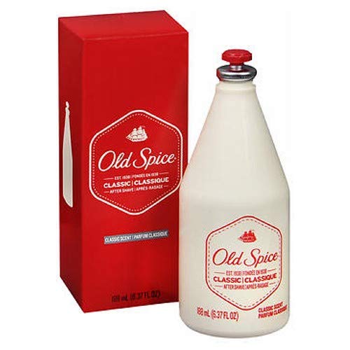 Old Spice Classic Scent Mens After Shave Liquid, 6.375 Fluid Ounce - 12 per case.