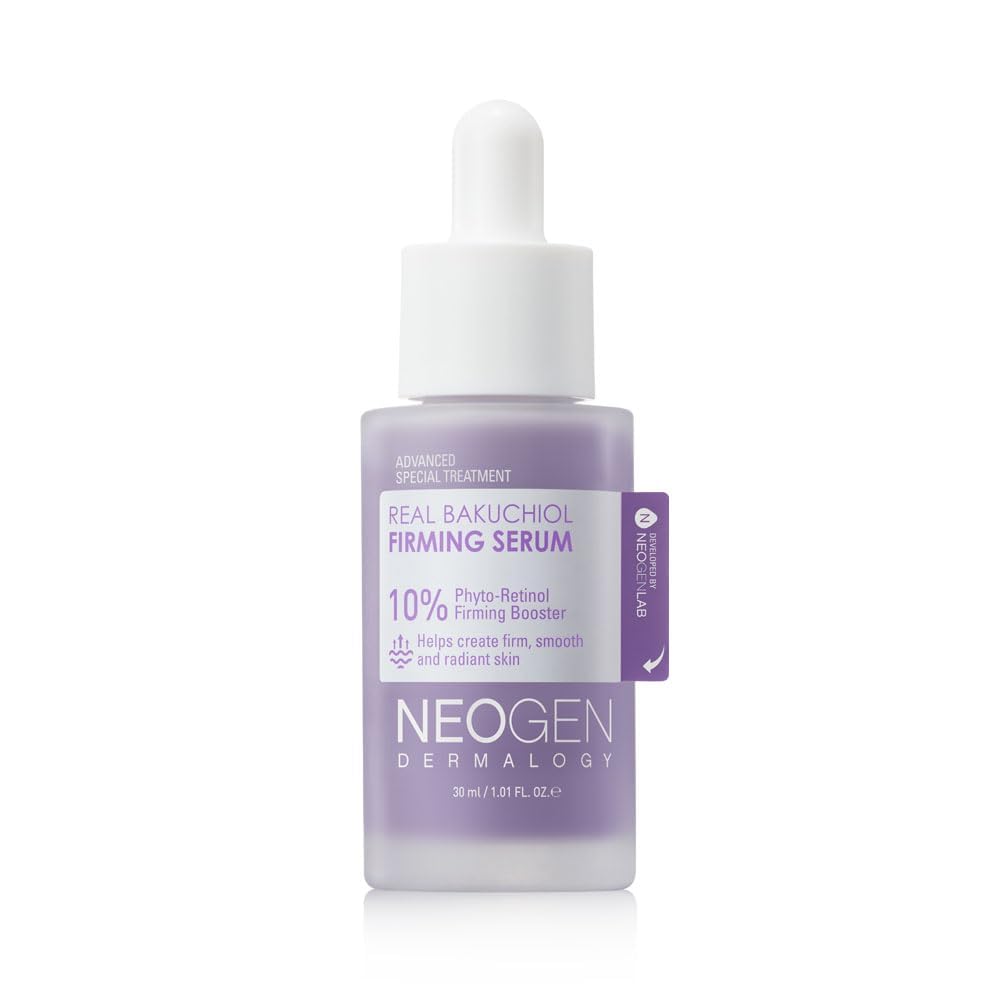 Neogendermalogy Real Bakuchiol Firming Serum 1.01 Fl Oz (30Ml) - Natural Retinol Alternative For Sensitive Skin, Day & Night Fac