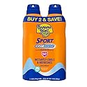 Banana Boat Sport Cool Zone Spf 50 Sunscreen Spray Twin Pack | Sport Sunscreen Spray Spf 50, Clear Sunscreen Spray, Banana Boat