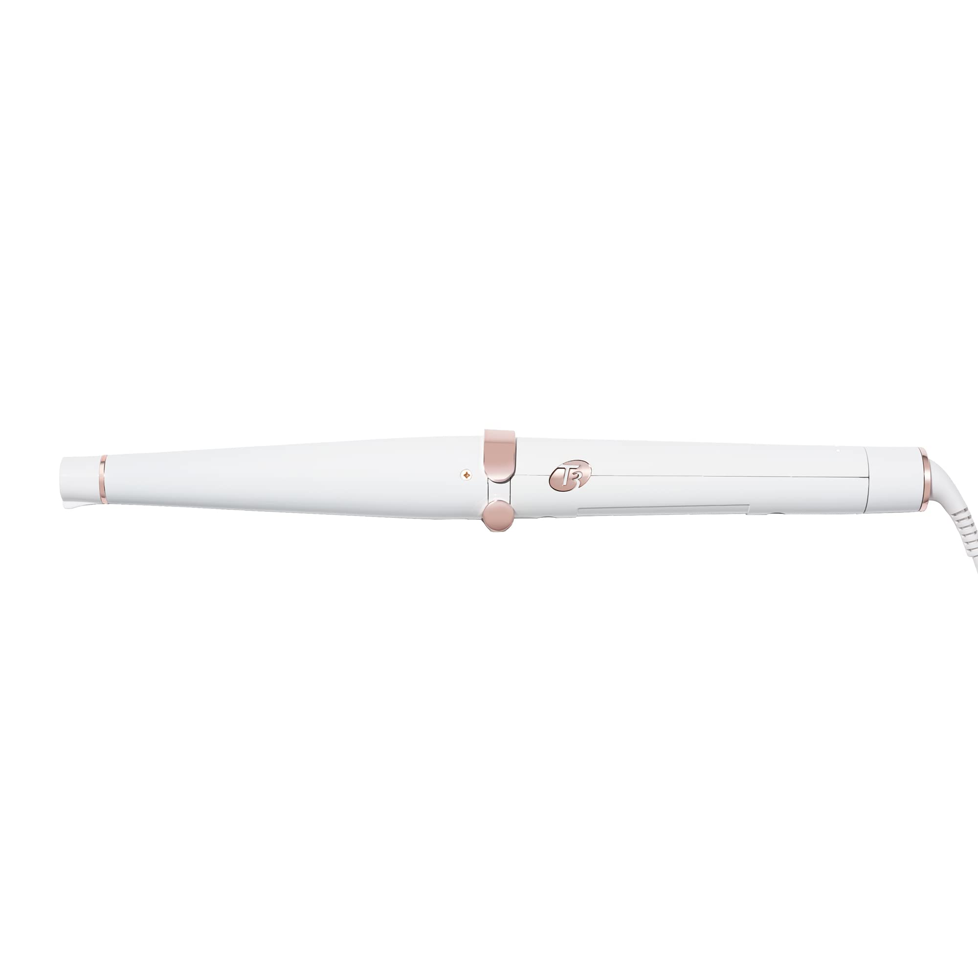 T3 SinglePass Wave Professional Curling Wand Custom Blend Ceramic Long Barrel Curling and Wave Iron with Adjustable Heat Setting