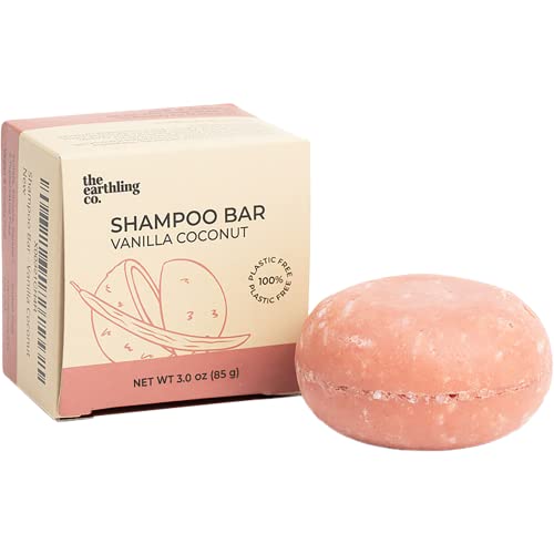 The Earthling Co. Shampoo Bar - Gentle Plant Based Hair Shampoo For Men, Women And Kids - Vegan Formula For All Hair Types - Par