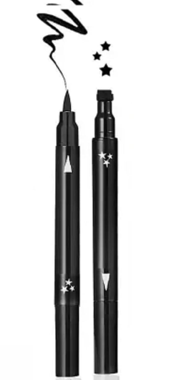 Eyeliners Stamp, Black Hearts Face Stamps Makeup Eyeliner Eye Stamp Liners Tool Set Kit For Women Waterproof, Wing Eyeliner Stam