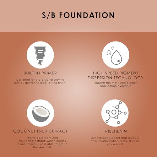 Temptu S/B Silicone-Based Airbrush Foundation: Professional Long-Wear Liquid Makeup, Sheer To Full Coverage For A Hydrated, Heal