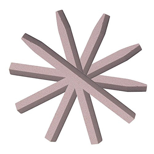 Kads 10Pcs Nail File Manicure File Nail Tool Nail Pumice Stone Cuticle Pusher Used Either Wet (Manicure) Or Dry (Artificial Nail