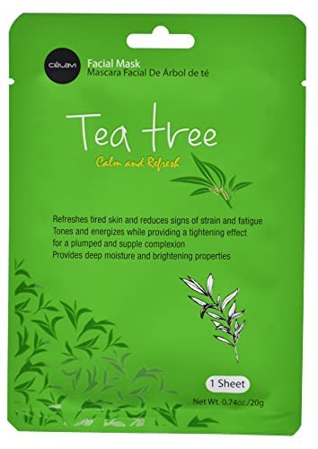 Celavi Essence Facial Face Mask Paper Sheet Korea Skin Care Moisturizing 4 Packs For Each 6 Flavors (New) K-Beauty Skincare 24 M