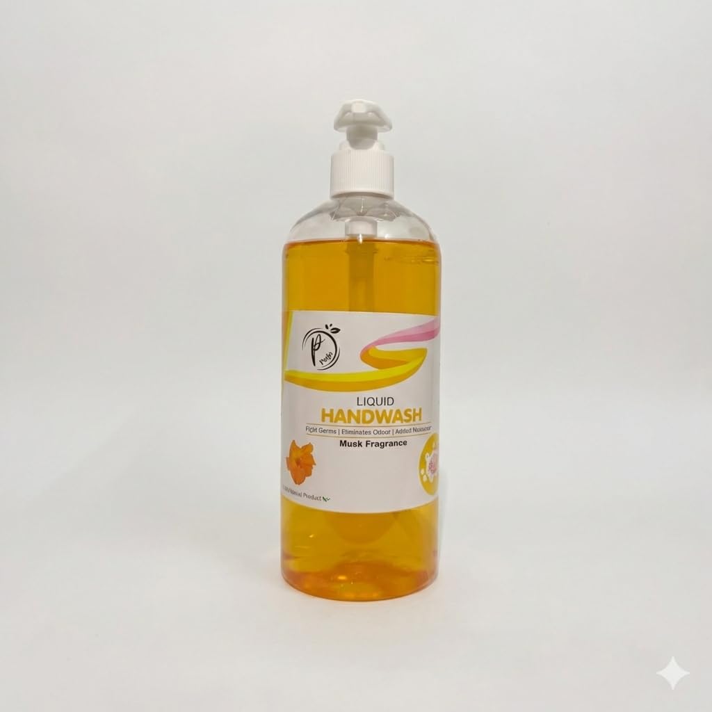 Liquid Handwash, Musk Fragrance,1000Ml, Fights Germs, Eliminates Odour, Added Moisturizer