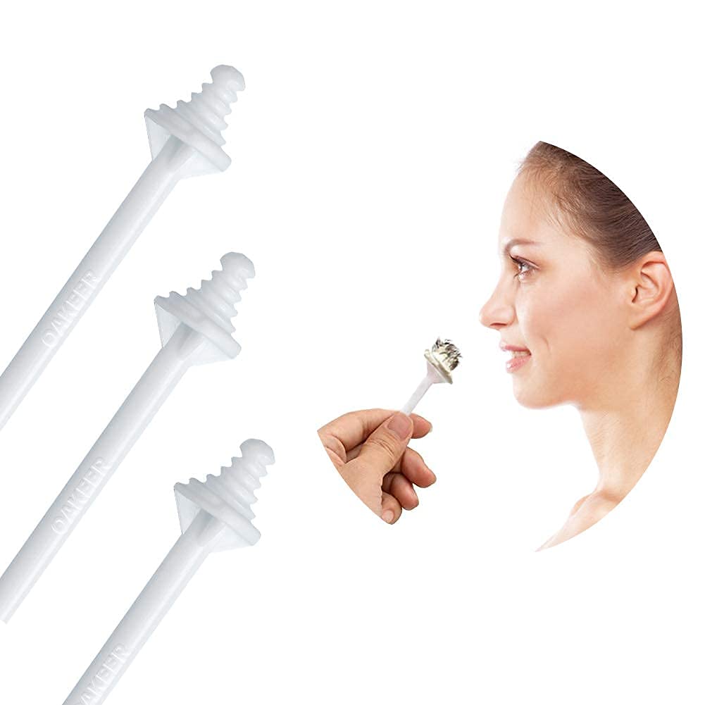 OAKEER Hair Remover 40 Pcs Nose Wax Sticks for Nostril Nasal Cleaning Ear Hair Removal